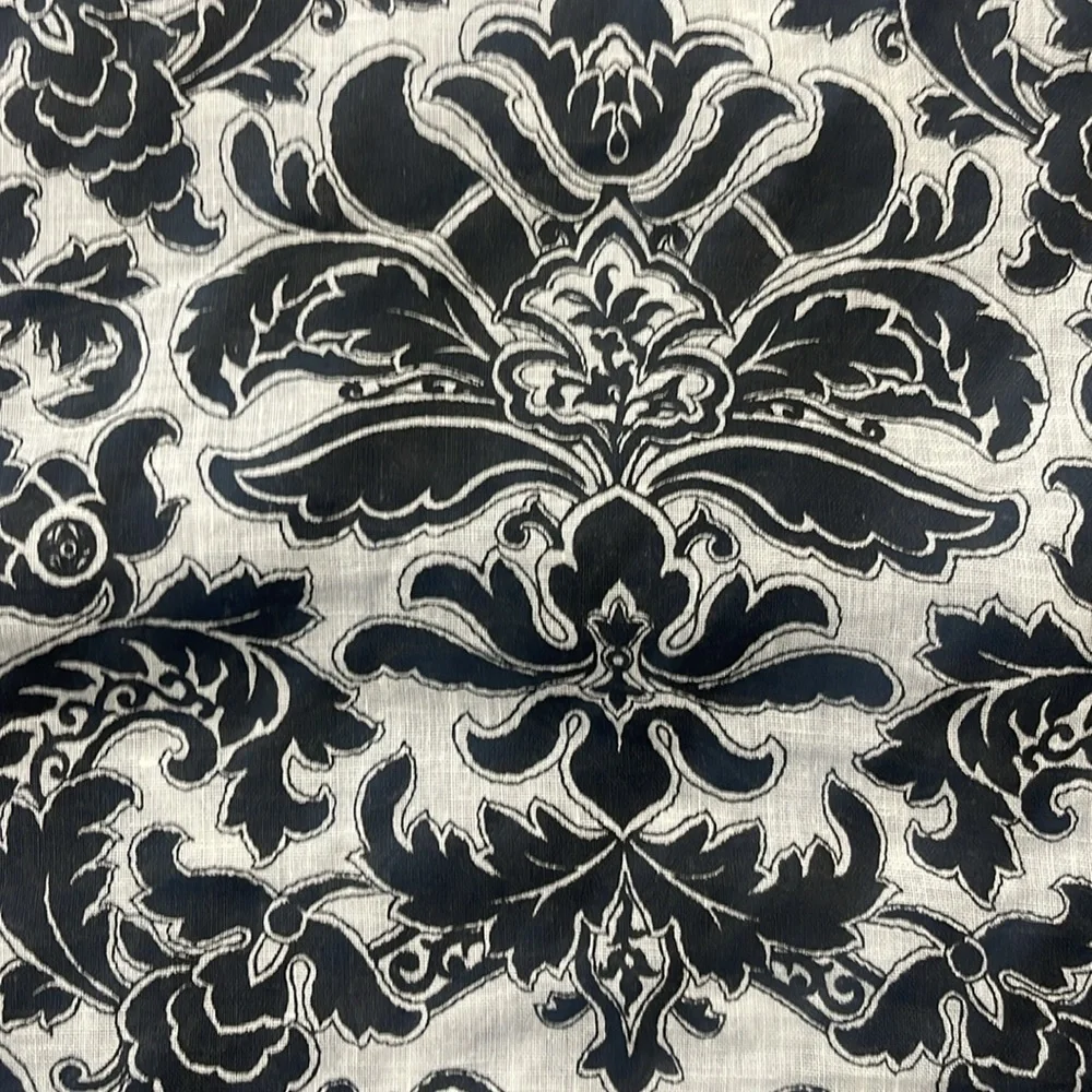 Ethan Allen Linen floral Pillow sham vintage